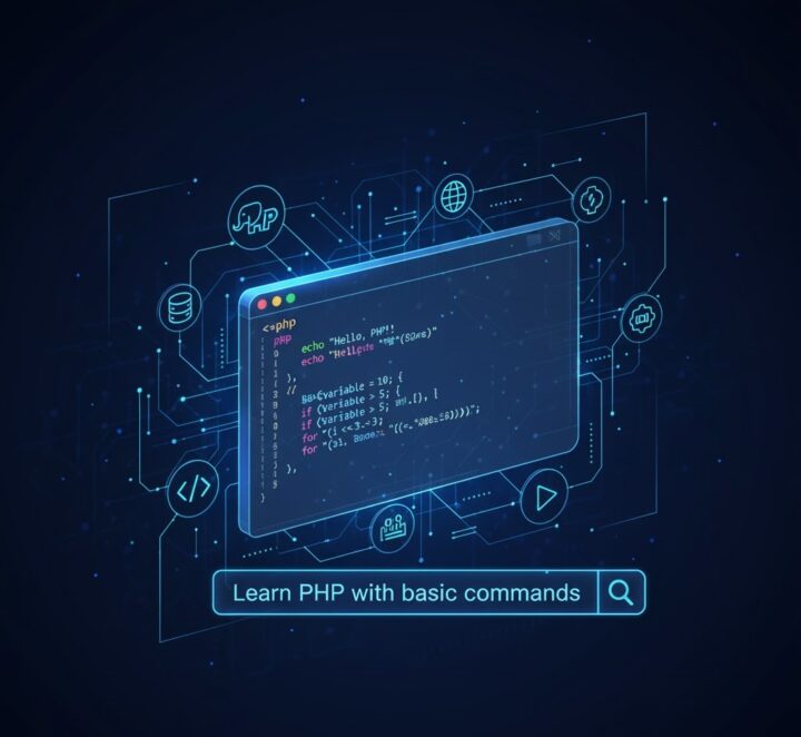 Learn PHP with basic commands
