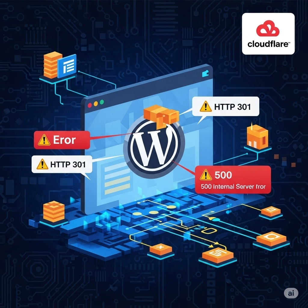 Các lỗi gặp phải khi sử dụng Wordpress kết hợp với Cloudfare